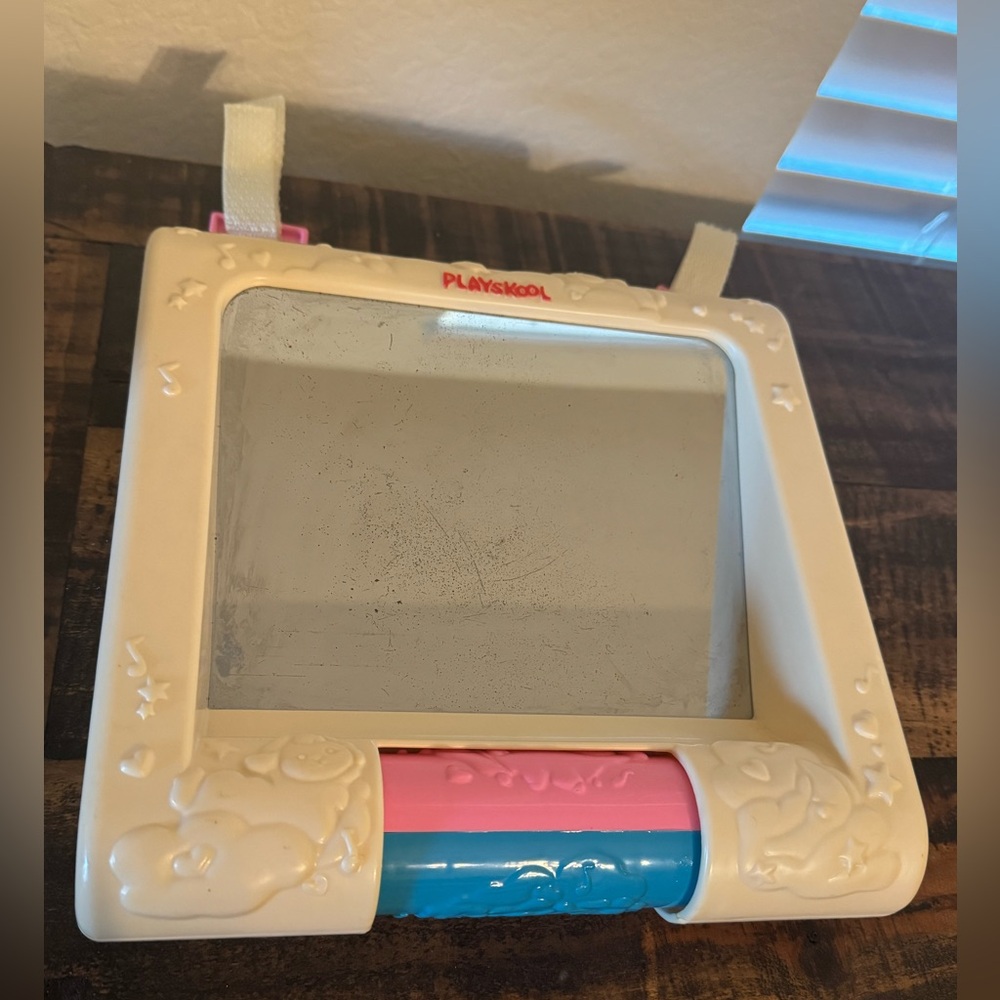 Playskool Chiming Baby Mirror Vintage 1989 Crib Toy